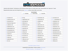 Tablet Screenshot of epicdomains.net